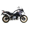 Arrow Maxi Race-Tech Aluminum "Dark" Silencer with Carbon End Cap - 2018-2020 BMW F 850 GS Arrow Maxi Race-Tech Aluminum "Dark" Silencer with Carbon End Cap - 2018-2020 BMW F 850 GS