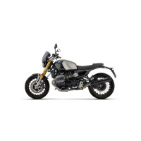 Arrow Rebel "Dark" Nichrom Silencer Exhaust with Aluminum end cap | BMW | R 12 nineT (2024-2026)