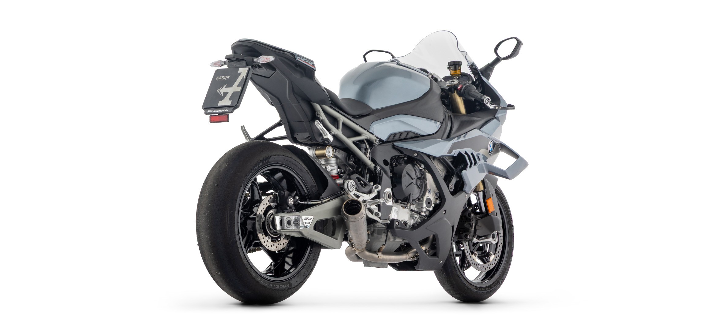 Arrow Competition Full Titanium Low Exhaust System w/ Pro-Race Silencer | BMW | S1000RR (2025)