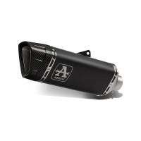 Arrow Pista Titanium "Dark"  Silencer w/ Titanium Link Pipe - 2021-2025 Aprilia RSV4 Factory 1100