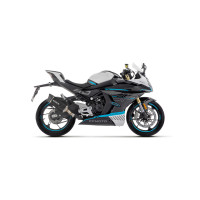 Arrow Indy Race EVO Aluminum DARK silencer exhaust with CF cap| CF Moto 450 NK / SR (2023-2024)
