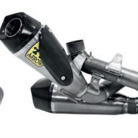 Arrow Titanium Works Silencers (Right and Left) with Stainless Steel Link Pipes - 2018-2023 Ducati Panigale V4 / Streetfighter V4