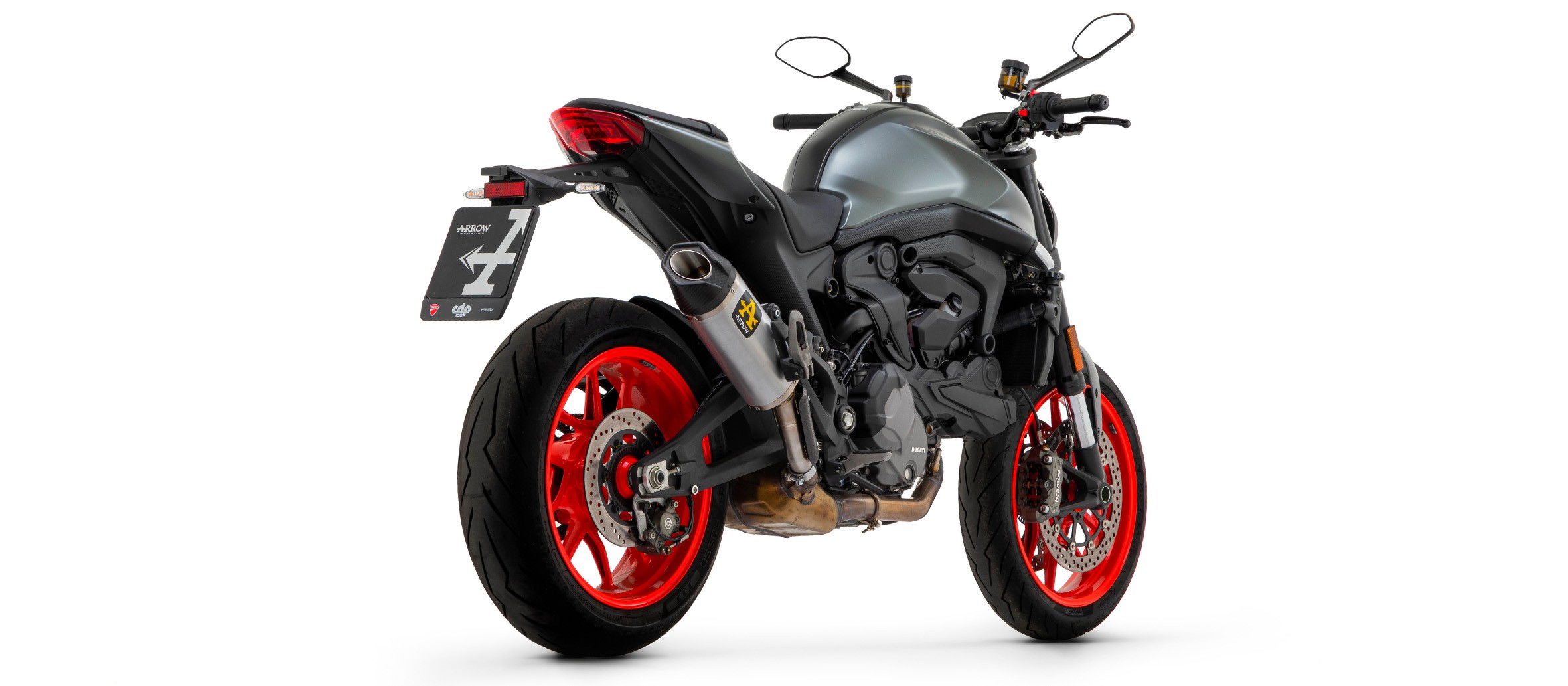 Arrow Indy Race Titanium Silencer with Carby End Cap Ducati Monster 937 / 2021 - 2022