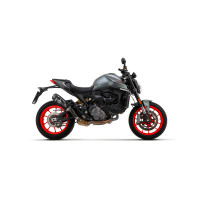 Arrow Indy Race Aluminum "DARK" Silencer with Carby End Cap Ducati Monster 937 / 2021 - 2022