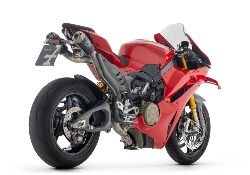 Arrow Competition Full Titanium Exhaust System + Pro-Race Silencer | Ducati Panigale V4 (2025)