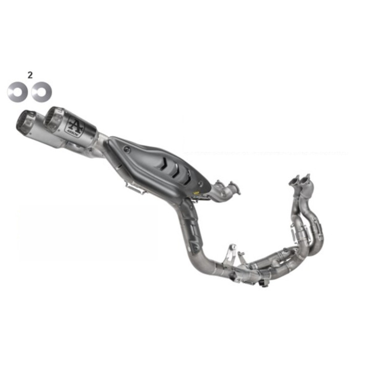 Arrow Competition EVO Full Titanium Exhaust System + Titanium Pro-Race Silencer | Ducati | Panigale V4 (2025-2026) Arrow Competition EVO Full Titanium Exhaust System + Titanium Pro-Race Silencer | Ducati | Panigale V4 (2025-2026)