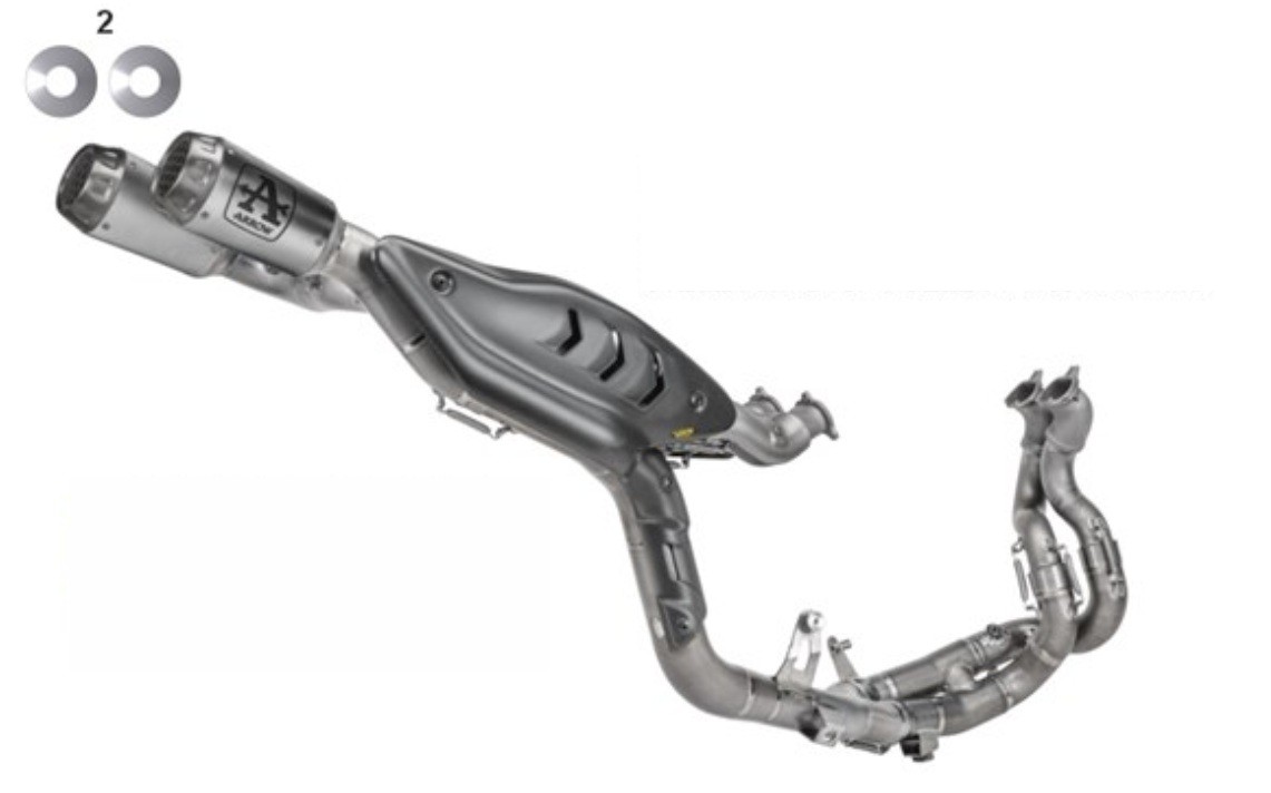 Arrow Competition EVO Full WSBK Exhaust System + Pro-Race Silencer | Ducati Panigale V4 (2025)