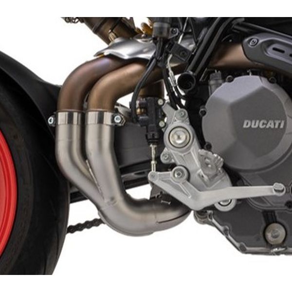 Arrow Non-catalized Stainless Steel Mid-Pipe - Ducati Hypermotard 950 / 950 SP (2022) Arrow Non-catalized Stainless Steel Mid-Pipe - Ducati Hypermotard 950 / 950 SP (2022)