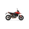 Arrow Racing DARK Titanium Round-Sil Racing Silencers (Left + Right) | Ducati | Hypermotard V2 / SP (2026)