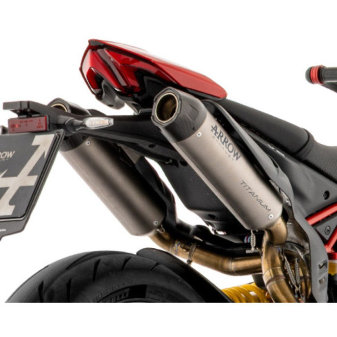 Arrow Racing Titanium Round-Sil Racing Silencers (Left + Right) | Ducati | Hypermotard V2 / SP (2026) Arrow Racing Titanium Round-Sil Racing Silencers (Left + Right) | Ducati | Hypermotard V2 / SP (2026)