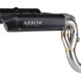 Arrow Racing DARK Titanium Round-Sil Racing Silencers (Left + Right) | Ducati | Hypermotard V2 / SP (2026)