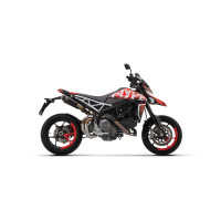 Arrow Pro-Race Stainless Steel Nichrom "Dark" Silencers (left + right) - Ducati Hypermotard 950 / 950 SP (2022)