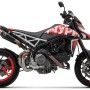 Arrow Pro-Race Stainless Steel Nichrom "Dark" Silencers (left + right) - Ducati Hypermotard 950 / 950 SP (2022)