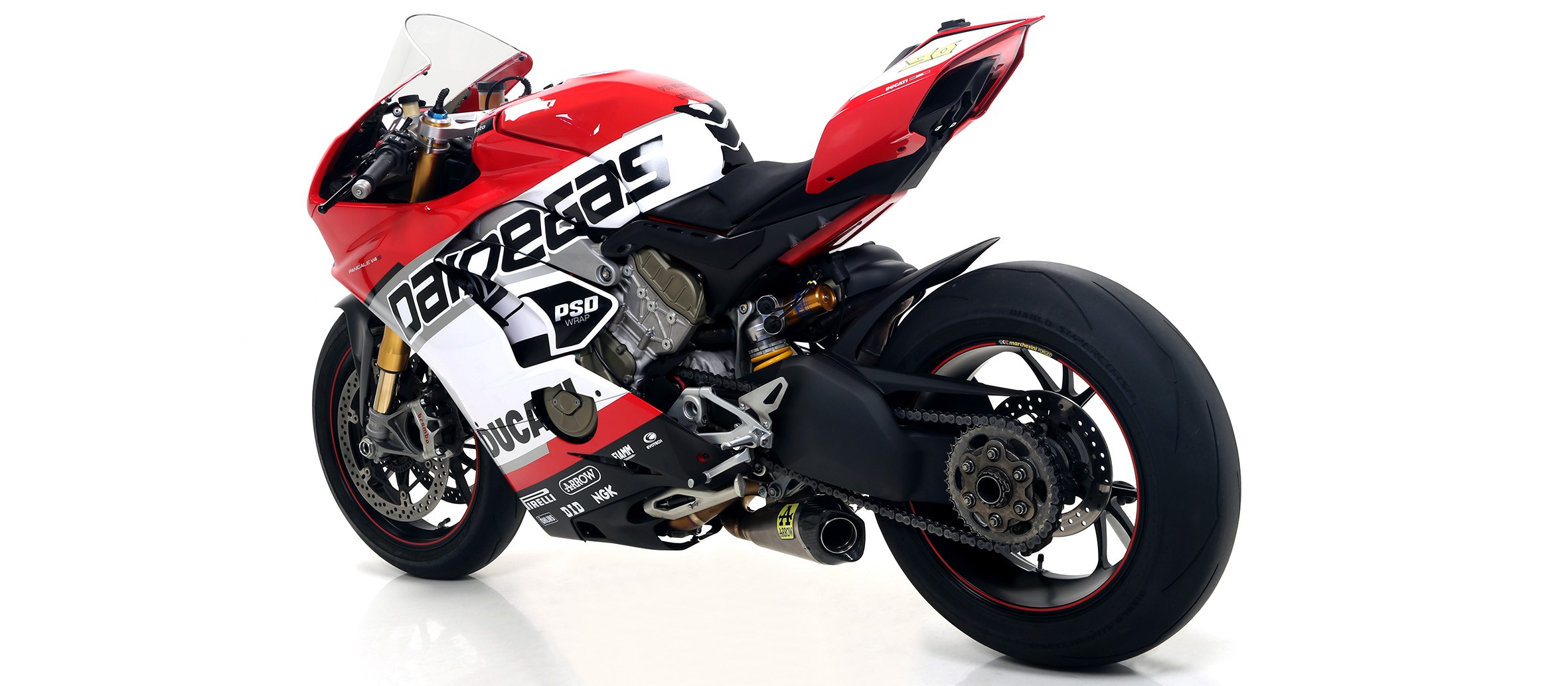 Arrow Titanium Works Race Half Exhaust for 2018-2023 Ducati Panigale V4 / V4R / V4S