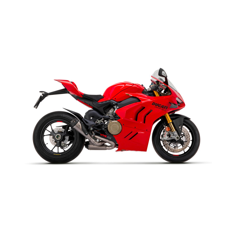 Arrow Titanium Works Silencers (Right and Left) with Titanium Link Pipes - 2018-20 Ducati Panigale V4 / Streetfighter V4