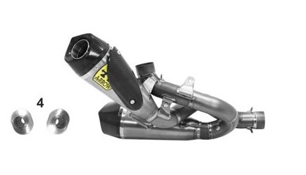 Arrow Titanium Works Race Half Exhaust for 2018-2023 Ducati Panigale V4 / V4R / V4S