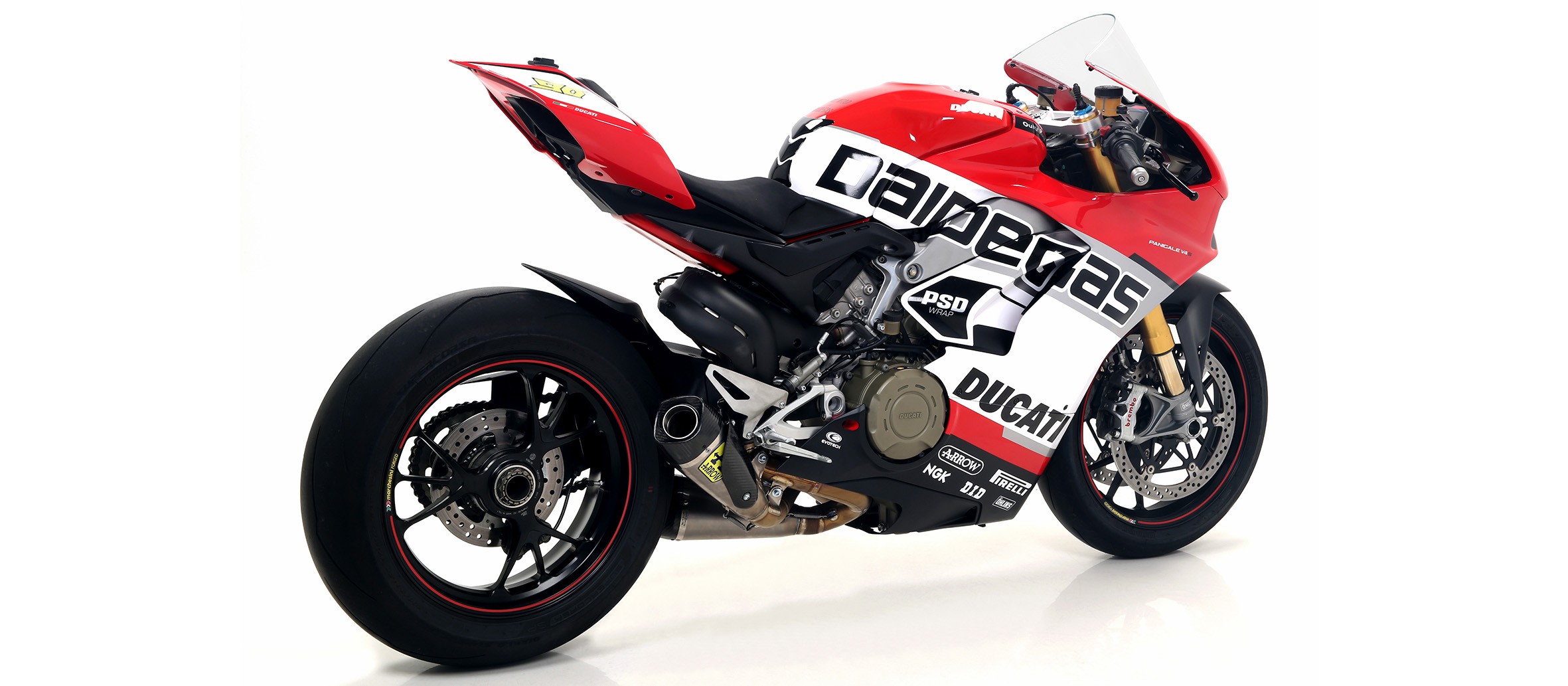 Arrow Titanium Works Race Half Exhaust for 2018-2023 Ducati Panigale V4 / V4R / V4S