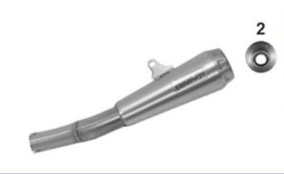 Arrow Pro-Race Nichrom "Dark" Silencer - 2019-2020 Honda CBR 500 R