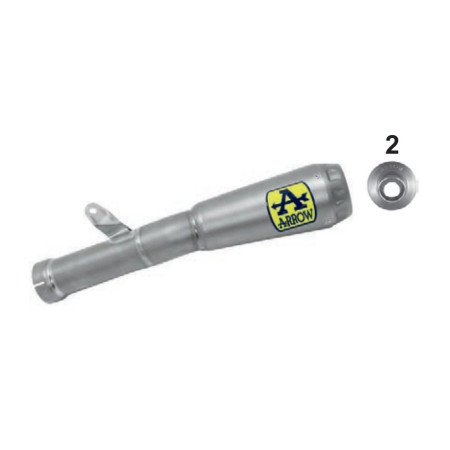 Arrow Titanium Pro-Race Silencer - 2020+ Honda CBR1000RR-R