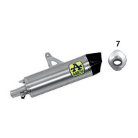 Arrow Maxi Race-Tech Aluminum Silencer with Carbon End Cap - 2020 Honda CRF1100L Africa Twin/Adventure Sports 