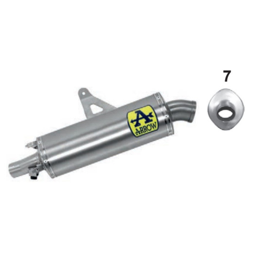 Arrow Maxi Race-Tech Approved Titanium Silencer - 2020 Honda CRF1100L Africa Twin/Adventure Sports Arrow Maxi Race-Tech Approved Titanium Silencer - 2020 Honda CRF1100L Africa Twin/Adventure Sports