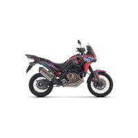 Arrow Sonora DARK Titanium Silencer Exhaust with Carbon End Cap | Honda | Africa Twin 1100 ADV Sport (2024-2025)