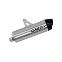 Arrow Maxi Race - Tech Aluminum Silencer With Carbon End Cap - 2016 - 2019 Honda CRF1000L Africa Twin