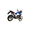 Arrow Maxi Race-Tech Titanium Slip on (w/ Carbon Fiber End Cap) for 2018-2019 Honda CRF1000L Africa Twin Arrow Maxi Race-Tech Titanium Slip on (w/ Carbon Fiber End Cap) for 2018-2019 Honda CRF1000L Africa Twin