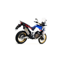 Arrow Maxi Race-Tech Titanium Slip on (w/ Carbon Fiber End Cap) for 2018-2019 Honda CRF1000L Africa Twin