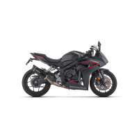 Arrow Full Exhaust System with Indy Race EVO Aluminum DARK Silencers - Honda CBR650 R (2024)