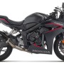 Arrow Full Exhaust System with Indy Race EVO Aluminum DARK Silencers - Honda CBR650 R (2024)