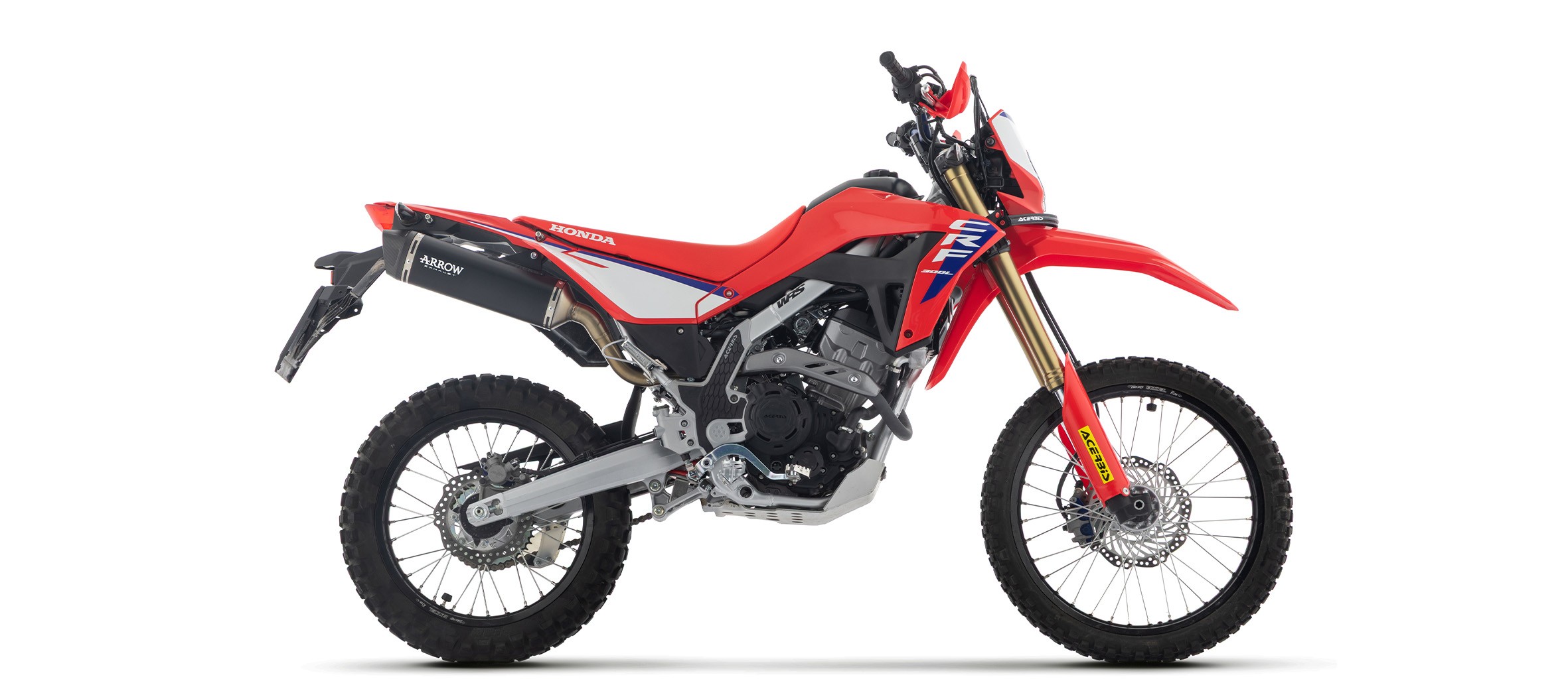 Arrow Racing Icon "Dark" Aluminum Silencer Exhaust | Honda | CRF 300 L (2025-2026)
