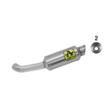 Arrow GP2 "Dark" Silencers Kit - 2020 - 2022 Husqvarna Svartpilen/Vitpilen 401