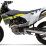 Arrow Race-Tech Titanium Slip on Muffler (w/ link pipe) - 2021 - 2022 Husqvarna 701 Enduro / Supermoto / 2019+ KTM 690 SMC R