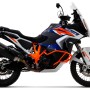 Arrow Sonora Titanium "Dark" Silencer With Carbon End Cap - (2021-23) KTM 1290 Super Adventure S / R