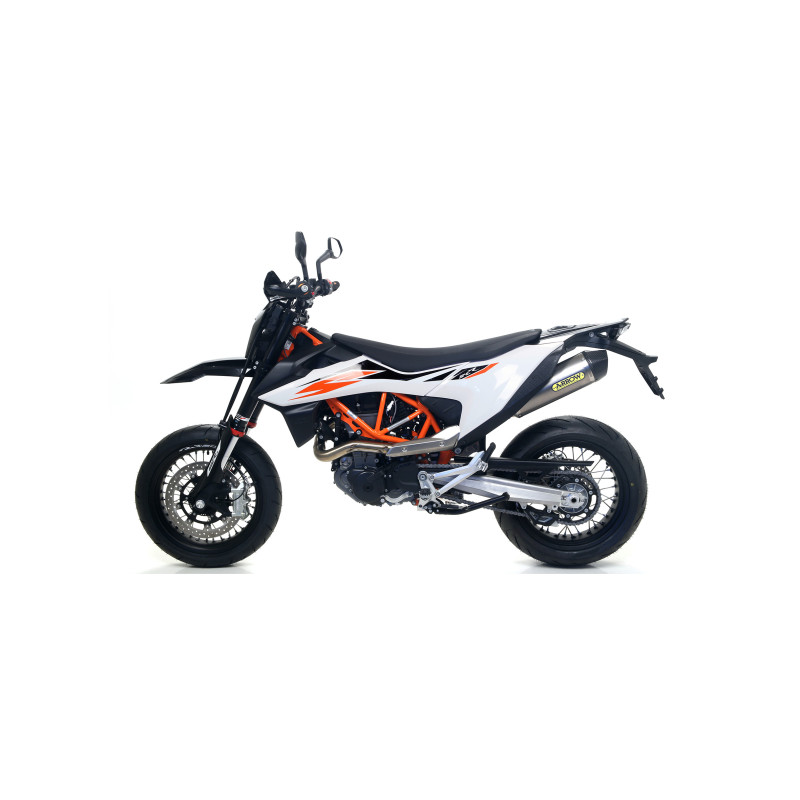 Arrow Racing Full Exhaust System, Titanium / Stainless - 2019+ KTM 690 SMC R