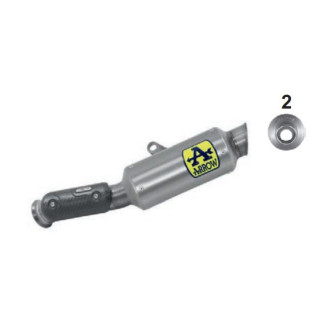 Arrow GP2 Silencers Kit - 2020 -2022 KTM 890 Duke R