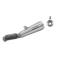 Arrow Pro-Race Nichrom "Dark" Silencer - 2020 KTM 890 Duke R Arrow Pro-Race Nichrom "Dark" Silencer - 2020 KTM 890 Duke R