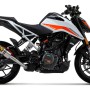 Arrow GP2 "Dark" Silencers Kit - KTM Duke 390 (2021-2022) 