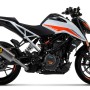Arrow Indy Race aluminum silencer with carby end cap - KTM Duke 390 (2021-2022) 