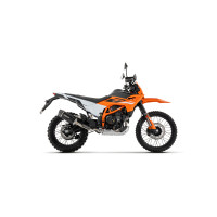 Arrow Indy Race EVO DARK Aluminum Silencer Exhaust w/ CF End Cap | KTM | 390 Enduro R (2025-2026)