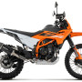 Arrow Indy Race EVO DARK Aluminum Silencer Exhaust w/ CF End Cap | KTM | 390 Enduro R (2025-2026)