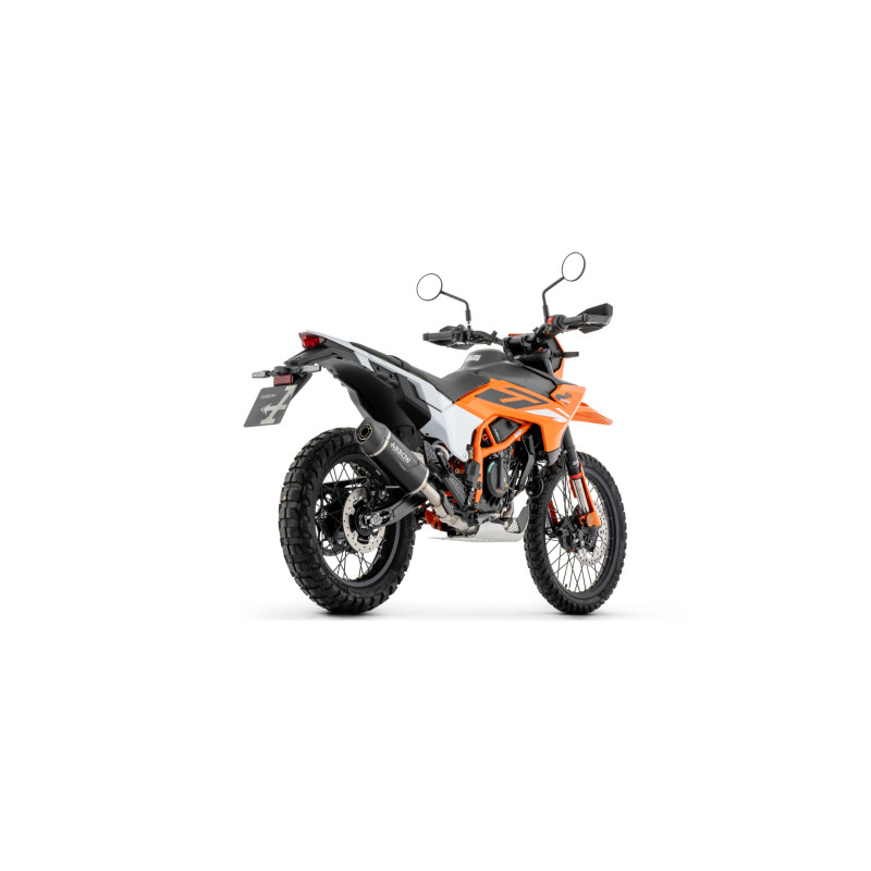 Arrow Indy Race EVO DARK Aluminum Silencer Exhaust w/ CF End Cap | KTM | 390 Enduro R (2025-2026) Arrow Indy Race EVO DARK Aluminum Silencer Exhaust w/ CF End Cap | KTM | 390 Enduro R (2025-2026)