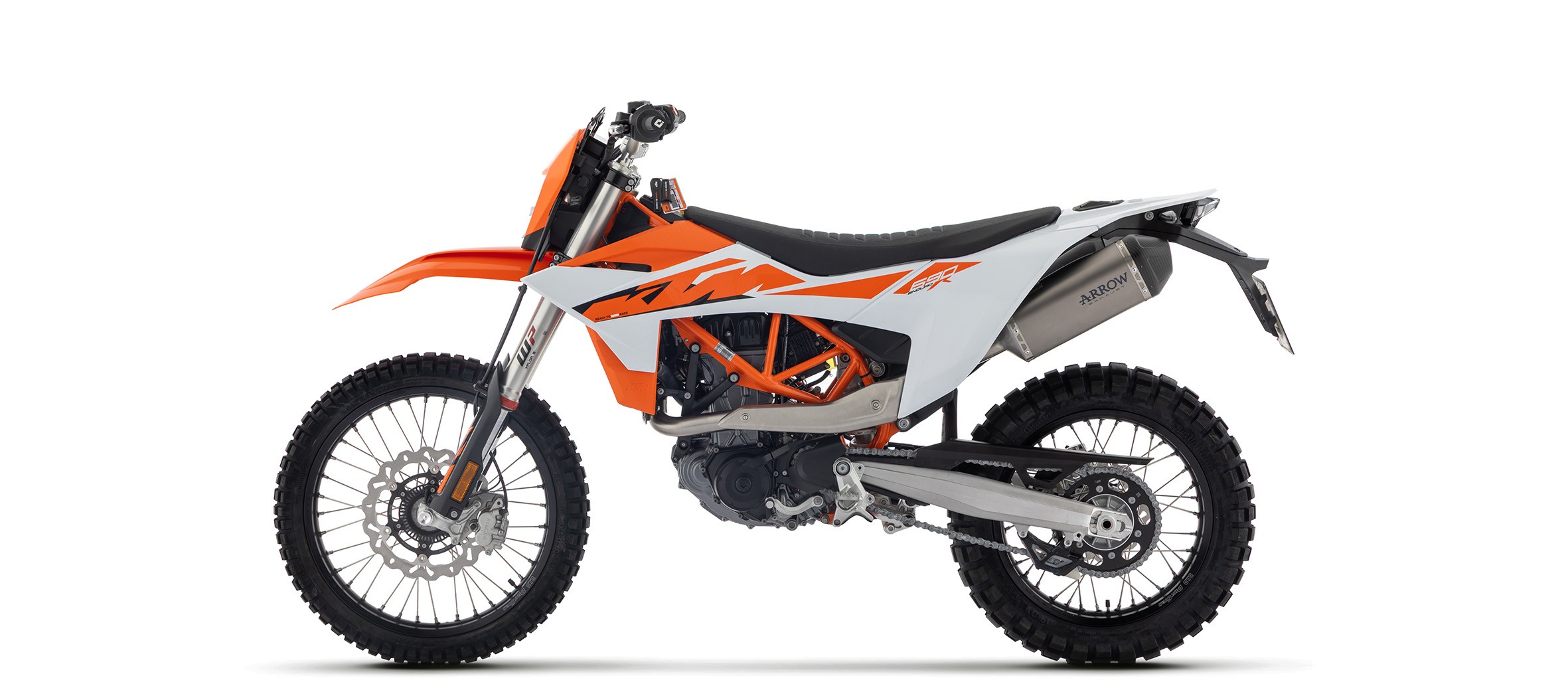 Arrow Racing Full Exhaust System with Explorer Titanium Silencer | KTM | 690 Enduro R / SMC-R (2025-2026)