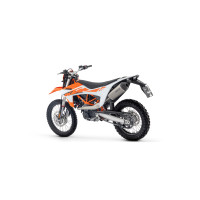 Arrow Racing Full Exhaust System with DARK Explorer Aluminum Silencer | KTM | 690 Enduro R / SMC-R (2025-2026)