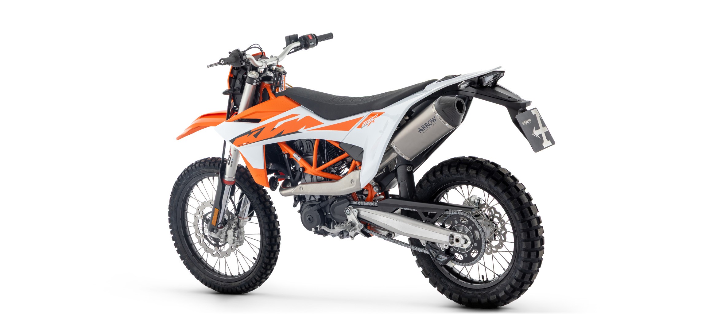 Arrow Racing Full Exhaust System with Explorer Titanium Silencer | KTM | 690 Enduro R / SMC-R (2025-2026)