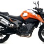 Arrow Race-Tech Aluminum Slip On Muffler w/ Carbon Fiber End Cap  - 2018-2019 KTM Duke 790