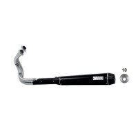 Arrow Full System Rebel with Carbon Fiber Rear End Cap - 2014-16 Kawasaki Vulcan S 650 Arrow Full System Rebel with Carbon Fiber Rear End Cap - 2014-16 Kawasaki Vulcan S 650