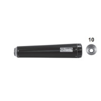 Arrow Rebel Silencer with Aluminum "Dark" End Cap - 2017-20 Vulcan S 650 / Vulcan S 650 Café 