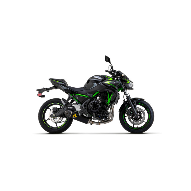 Arrow Indy Race Full Exhaust System - Dark Aluminum Silencer - Kawasaki Ninja 650 / Z650 2021-2022 Arrow Indy Race Full Exhaust System - Dark Aluminum Silencer - Kawasaki Ninja 650 / Z650 2021-2022